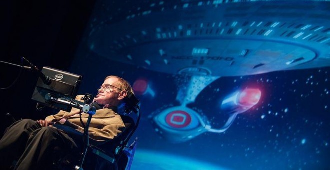Stephen Hawking en el Festival Starmus.- MAX ALEXANDER