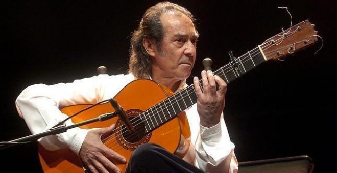 El fallecido guitarrista Juan Habichuela durante uno de los conciertos que ofreció.- AGENCIAS