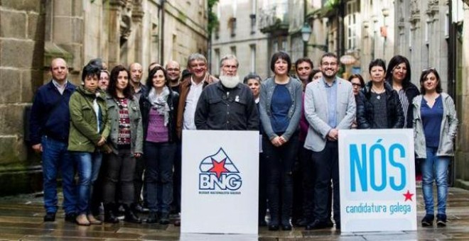 Presentación de la candidatura del BNG-Nós Candidatura Galega por la provincia de A Coruña para el 26-J. ÓSCAR CORRAL (EFE)