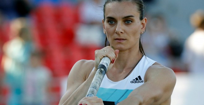 La saltadora rusa Yelena Isinbayeva, la cara más conocida del atletismo ruso. - REUTERS