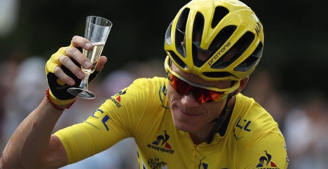 Chris Froome ha ganado hoy su tercer Tour de Francia, el segundo consecutivo