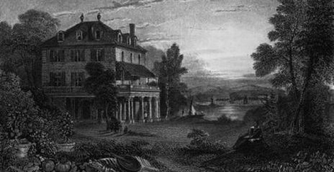 La casa en la que se citaron los escritores Lord Byron, Mary Shelley, John Polidori o el poeta Percy Bysshe Shelley, entre otros, en los márgenes del Lago de Ginebra en 1816, con motivo de un verano atípico en el que no lucía el sol y el cielo estaba oscu