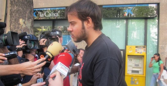 El rapero Pablo Hasel, citado como investigado por tuits contra la corona y de apoyo al GRAPO. EUROPA PRESS