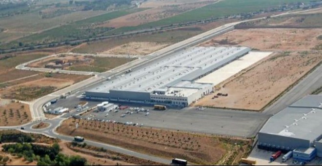 Centro logístico de El Corte Ingles en Tarragona.