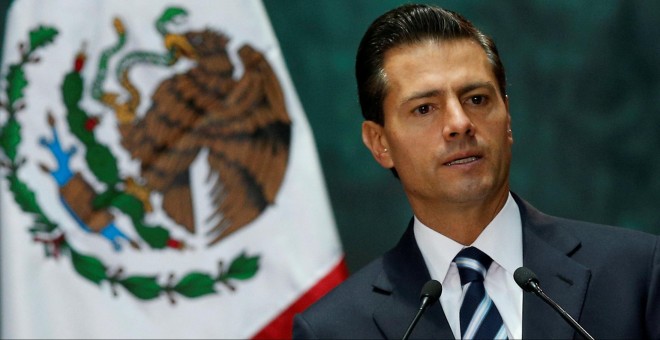 Enrique Peña Nieto, presidene de México, durante un discurso que dio en Australia/REUTERS