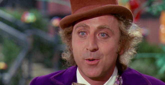Gene Wilder interpretó a Willy Wonka en 'Charlie y la fábrica de chocolate', dirigida por Tim Burton.
