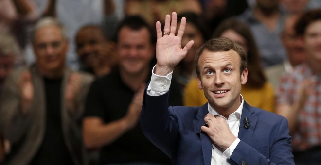 El ya exminsitro de Economía francés,  Emmanuel Macron.-REUTERS