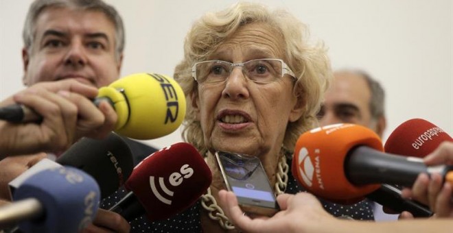 Carmena propone impulsar una candidatura ciudadana para formar Gobierno. /EFE