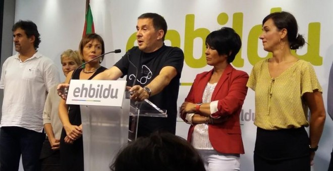 Arnaldo Otegi continuará siendo 'la cara y la voz de EH Bildu'. EUROPA PRESS