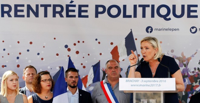 La líder del Frente Nacional, Marine Le Pen. - REUTERS