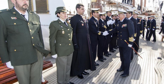 Crucero de Instrucción de el Buque Juan Sebastián de Elcano- Foto: Sgto. Manuel Benítez Cillán. Armada Española