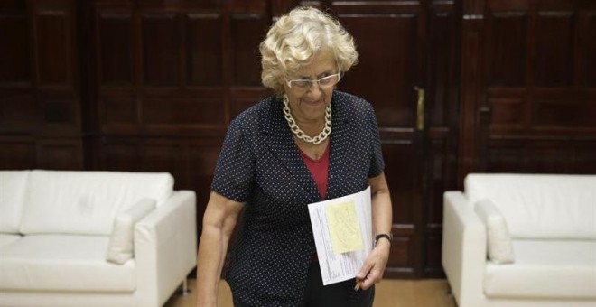 La alcaldesa de Madrid, Manuela Carmena, en una foto de archivo. / EMILIO NARANJO (EFE)