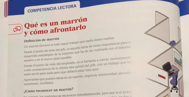 El texto del libro de Lengua y Literatura de 1º de ESO de Santillana que ha generado polémica.