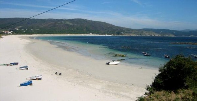 Imagen de archivo de la playa Lagosteira en Finisterre, A Coruña. EFE/ Paloma Puente.