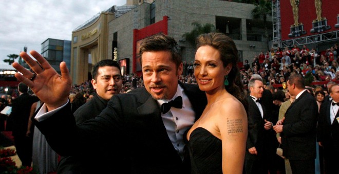 Brad Pitt y Angelina Jolie en una imagen de archivo. REUTERS