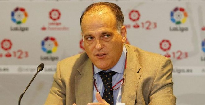 Javier Tebas, hasta hoy presidente de LaLiga.