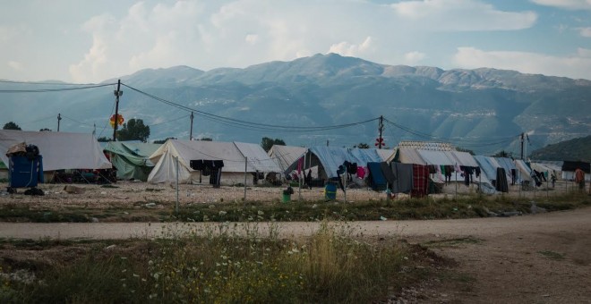 El campamento de refugiados de Katsikas, el noroeste de Grecia.