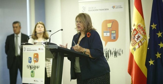 La expresidenta de la CNMI, Elvira Rodríguez. E.P.