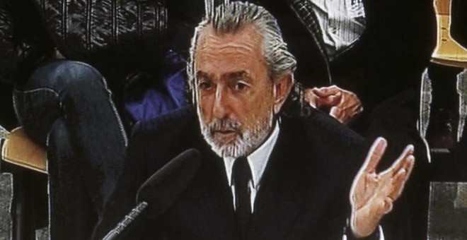 Francisco Correa, durante su declaración. EFE/J. J. Guillén