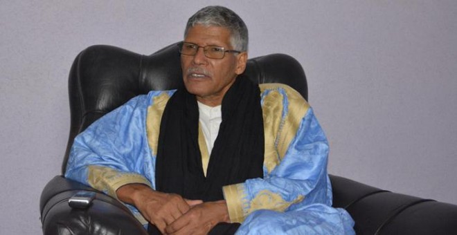 El primer ministro de la República Árabe Saharaui Democrática, Abdelkader Taleb Omar.- VIRGINIA UZAL