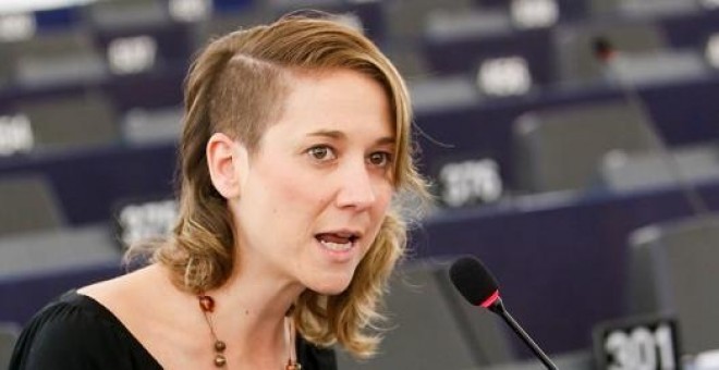 La portavoz de IU en el Parlamento Europa, Marina Albiol.