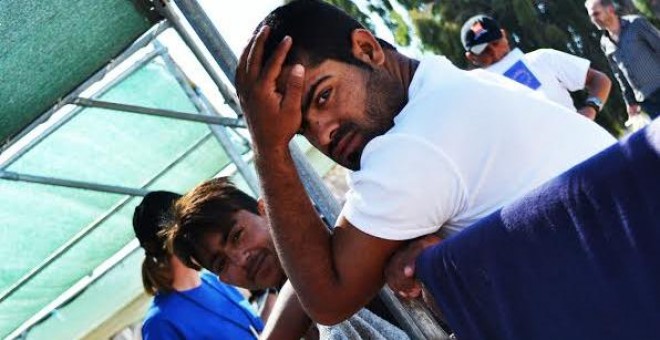 Refugiados en la isla de Chíos. - PABLO MUÑOZ