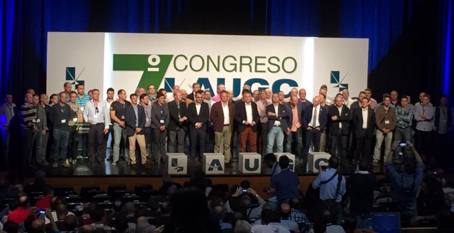 Acto final del 7º congreso de la AUGC