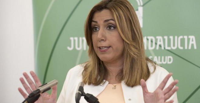 La presidenta de la Junta de Andalucía, Susana Díaz, en un acto en Granada. EFE/Miguel Ángel Molina