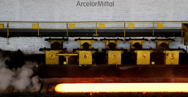 La planta de producción de acero de ArcelorMittal en Gante (Bélgica). REUTERS/Francois Lenoir