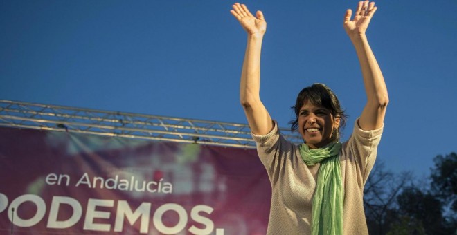 Teresa Rodríguez, reelegida secretaria general de Podemos Andalucía. / EFE