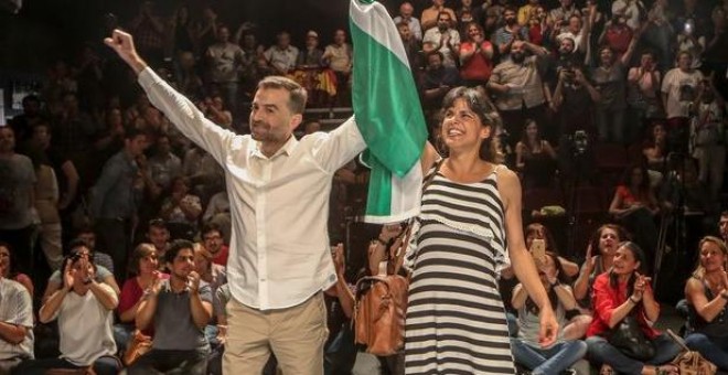 Teresa Rodríguez y Antonio Maíllo, en una imagen de archivo. EP