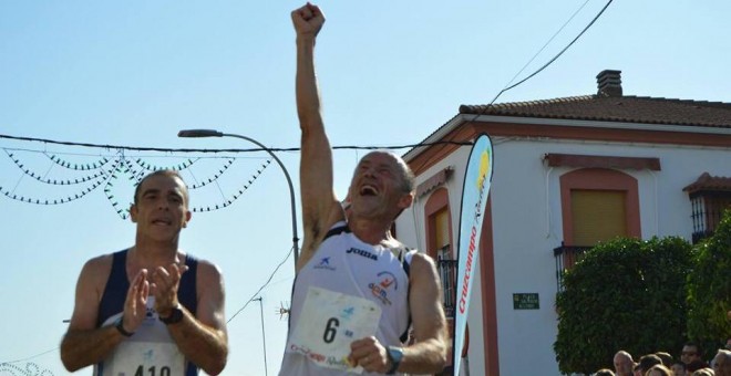 El atleta Miguel Ríos en una reciente carrera.