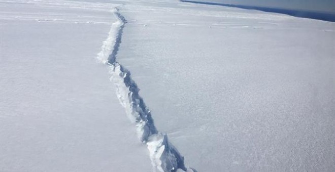 El mayor dique glaciar antártico se agrieta y se teme que colapse