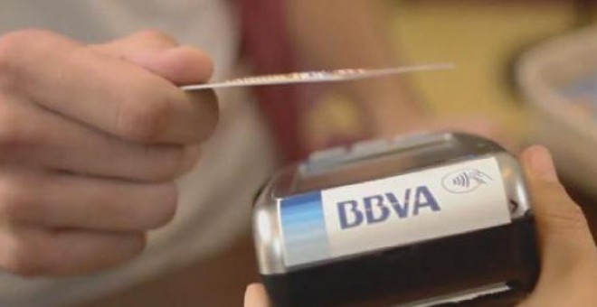 Un TPV de BBVA. BBVA