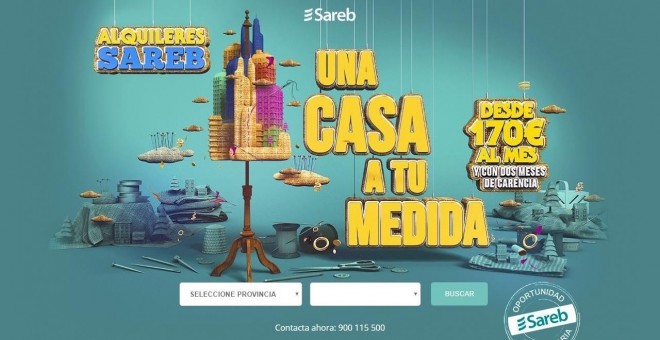 Sociedad de Gestión de Activos Procedentes de la Reestructuración Bancaria (Sareb). Europa Press