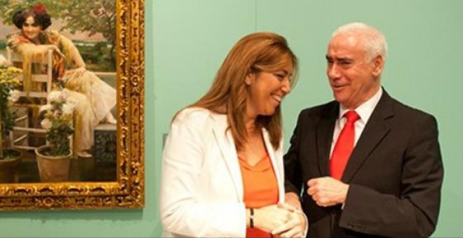 Susana Díaz y Luciano Alonso en una imagen de archivo / JUNTA DE ANDALUCÍA