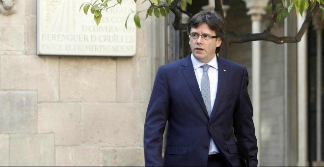 El presidente de la Generalitat, Carles Puigdemont, reta al Constitucional / EFE