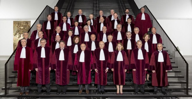 Los magistrados del Tribunal de Justicia de la UE, en Luxemburgo.