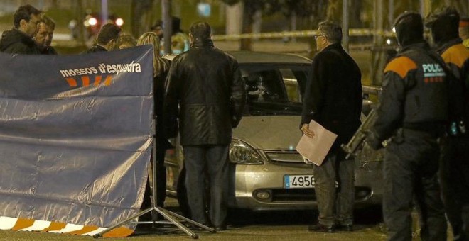 El autor del tiroteo ha huido en un coche. EFE/Andreu Dalmau