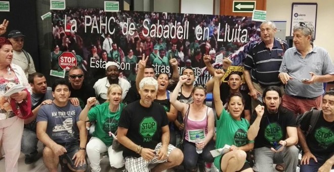Una acció de la PAHC de Sabadell. / PAHC Sabadell