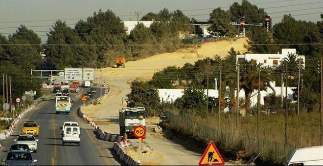 Les obres de la infraestructura eivissenca.  EFE