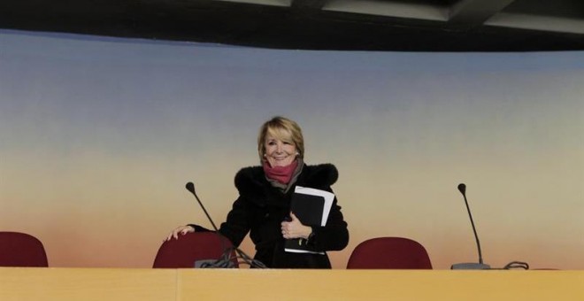 La portavoz del PP en el Ayuntamiento de Madrid, Esperanza Aguirre.- EFE/Javier Tormo