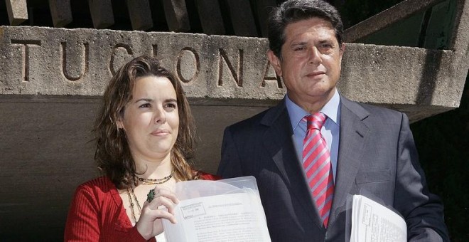 La vicepresidenta del Gobierno fue la encargada, junto a Federico Trillo, de presentar el recurso del PP contra el Estatut de Catalunya en el Tribunal Constitucional. Archivo EFE