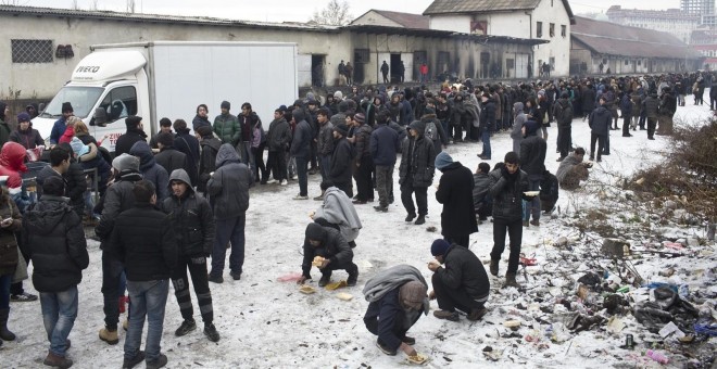 MSF denuncia casos de congelación entre los 2.000 inmigrantes atrapados en Belgrado. / EUROPA PRESS - MSF
