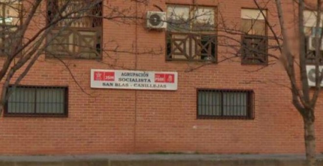 Sede de la formación del PSOE en el distrito madrileño de San Blas-Canillejas / GOOGLE STREET VIEW