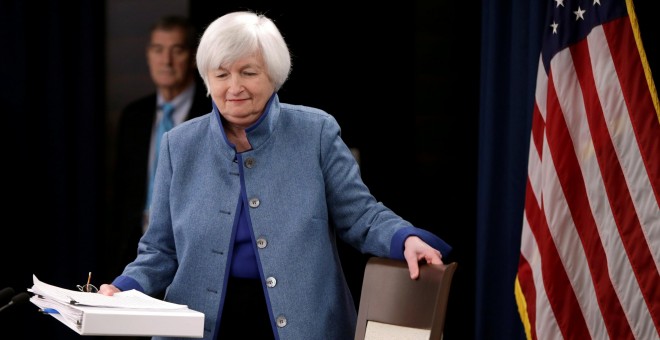 La presidenta de la Reserva Federal,Chair Yellen/REUTERS