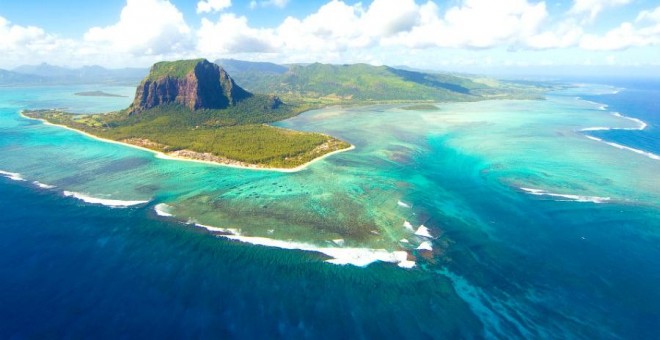 Vista general de isla Mauricio, situada en el océano Índico. EFE