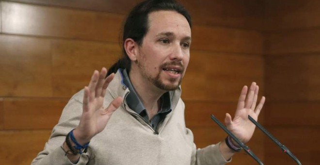 Pablo Iglesias se plantea dejar su escaño si no gana en Vistalegre II / EFE