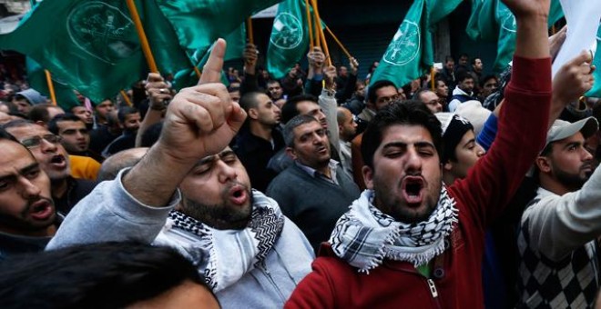 Seguidores del movimiento de los Hermanos Musulmanes, en una imagen de archivo. REUTERS
