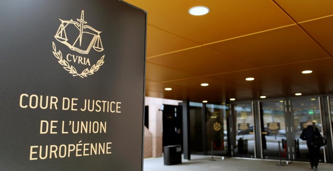 Entrada del Tribunal de Justicia de la UE, en Luxemburgo. REUTERS